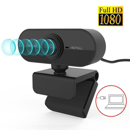 Full HD Webcam -  Met USB & Microfoon - Trends & Meer