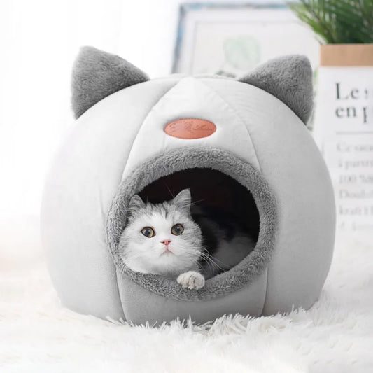 Cozy Cave Winter Pet Bed - Kattenhuis - Kattenmand