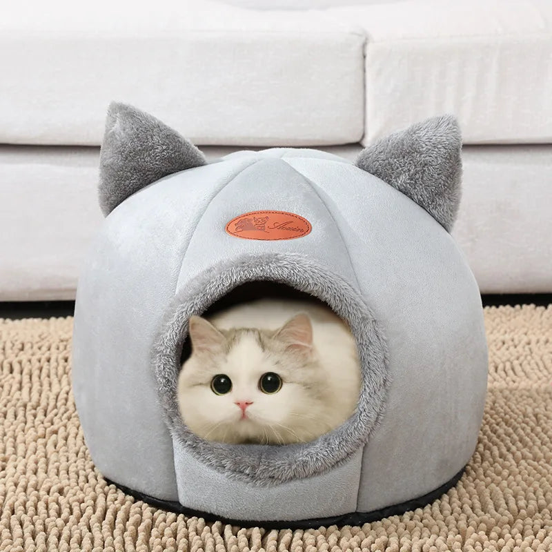 Cozy Cave Winter Pet Bed - Kattenhuis - Kattenmand