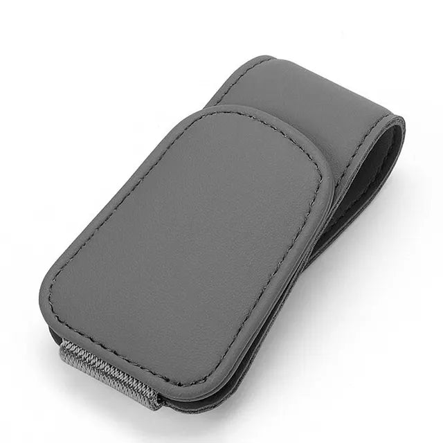 JEJA Brillenhouder voor Auto Zonneklep, Leer Zonnebrilhouder voor Autobrilhouder, Autovizier, Brilhouder, Clip voor Zonneklep, Bourgondië JEJA Brillenhouder voor Auto Zonneklep, Leer Zonnebrilhouder voor Autobrilhouder, Autovizier, Brilhouder, Clip voor Zonneklep, Bourgondië