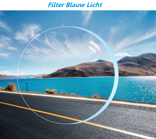 Computer Bril Titanium - Anti Blauw Licht Bril Inklapbaar